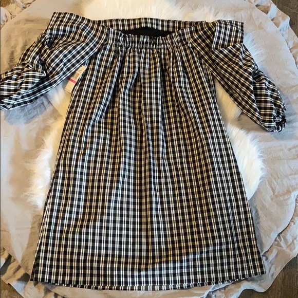 1. State strapless dress w/sleeves - Picture 3 of 6